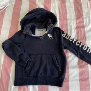 Hoodies Abercrombie Kids L long Sleeves blue vintage